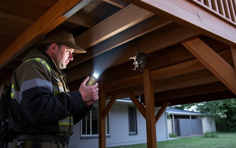 Under Deck Possum Removal in Drysdale